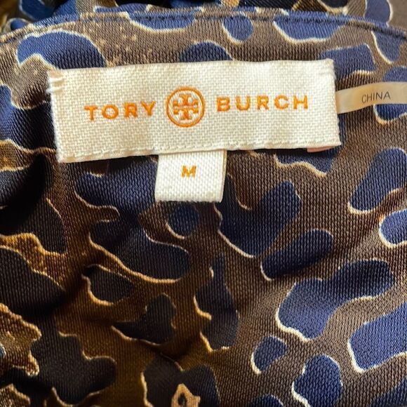 Tory Burch Denise Jersey Dress Animal Print M - Picture 5 of 7